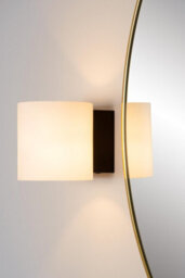 Lucide Jelte Modern Wall Light Bathroom 12Cm - 1Xg9 - Ip44 - Black - thumbnail 7