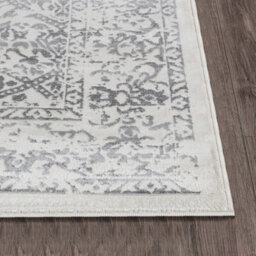Livabliss Roma-Vintage Off-White Grey Charcoal Traditional Boho Living Dining Bedroom Rug 80 X 150 Cm Easy Care, Non Shedding - thumbnail 5