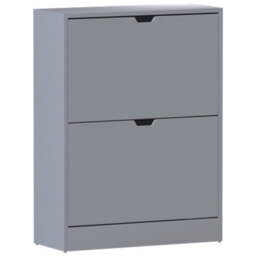 Lassic Vida Designs 2 Drawer Grey Shoe Cabinet - Fsc Certified - thumbnail 9