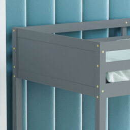 Lassic Junior Vida Gemini Detachable Solid Pine Bunk Bed With Double Underbed Drawers, Grey - thumbnail 9