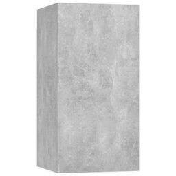 Berkfield Tv Cabinets 4 Pcs Concrete Grey 30.5X30X60 Cm Engineered Wood - thumbnail 4