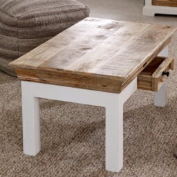 Buttercup Farm Alfie Coffee Table With Drawer - Mango Wood - L50 X W85 X H40 Cm - thumbnail 6