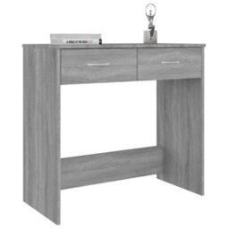 Berkfield Desk Grey Sonoma 80X40X75 Cm Engineered Wood - thumbnail 3