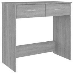 Berkfield Desk Grey Sonoma 80X40X75 Cm Engineered Wood - thumbnail 2