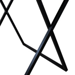Teamson Home Vnf-00094 Brown/black Desk With Metal Cross Legs - thumbnail 9