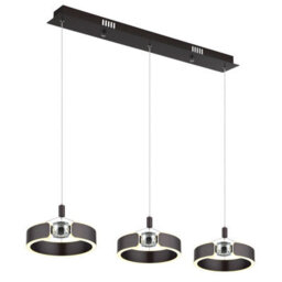 Luminosa Lighting Luminosa Hendricks Bar Pendant Ceiling Light Bronze Led 3000K
