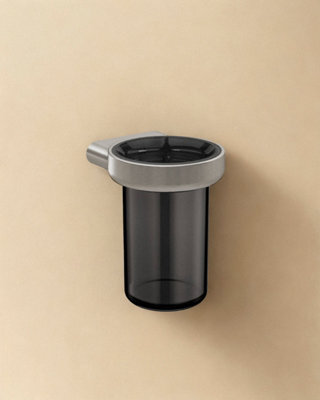Cosmic Toothbrush Holder, Brushed Stainless Steel, Architect S+ Collection - image 1