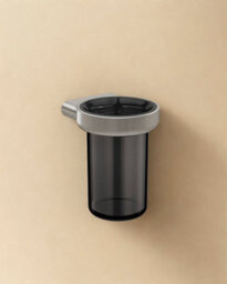 Cosmic Toothbrush Holder, Brushed Stainless Steel, Architect S+ Collection