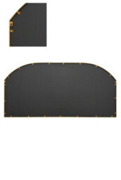 Mirroroutlet The Arcus Gold Metal Framed Window Arched Garden Wall Or Fence Mirror 174Cm X 85Cm - thumbnail 6