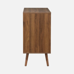 Sweeek - 3-Drawer Chest With Walnut Wood Effect Walnut Wood-Effect 80X40X80 Cm - Nepal - thumbnail 3
