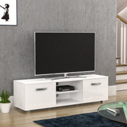 Lassic Vida Designs Cosmo White 2 Door Tv Unit 140Cm Sideboard Cabinet - thumbnail 1
