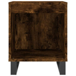 Berkfield Bedside Cabinets 2 Pcs Smoked Oak 40X35X50 Cm Engineered Wood - thumbnail 5