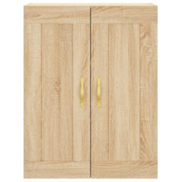 Berkfield Wall Mounted Cabinets 2 Pcs Sonoma Oak Engineered Wood - thumbnail 6