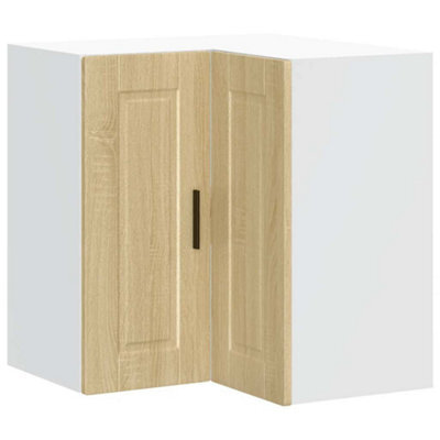 "Berkfield Durable Kitchen Wall Corner Cabinet ""porto"" Sonoma Oak Engineered Wood" - image 1