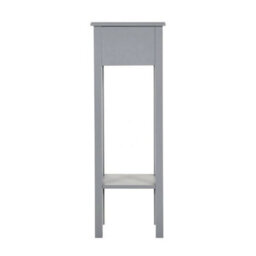 Small Tall Table Sofa Side Stand Bedside Cabinet Nightstand Hallway Storage Grey - thumbnail 5