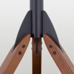 "Xample Avf Hoxton Tripod Tv Stand For Tvs Up To 70"" (40Kg) - Dark Wood Legs, Glass Shelf, Cable Management, Adjustable Height & Tilt" - thumbnail 7