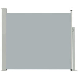 Berkfield Patio Retractable Side Awning 100X300 Cm Grey - thumbnail 2