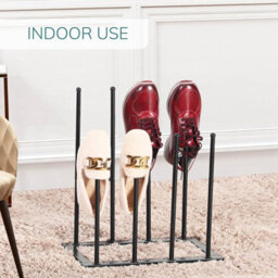 House Of Home 4 Pair Dryer Metal Welly Walking Boot Stand Shoe Rack Garden Shed Home Storage - thumbnail 6