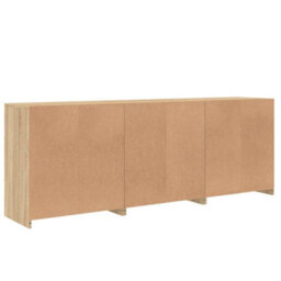 Berkfield Sideboard With Led Lights Sonoma Oak 181.5X37X67 Cm - thumbnail 8