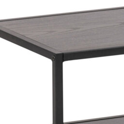 Furniture To Go Seaford Black Metal Open Tv Unit With 3 Black Shelves - thumbnail 6