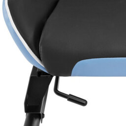 Tectake Play Gaming Chair, Racing Seat, Compatible With Many Consoles - Black/azure - thumbnail 6