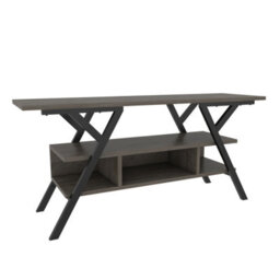 Decorotika Minerva Tv Stand Tv Unit For Tv's Up To 55 Inch Black Wenge - thumbnail 4