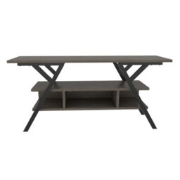 Decorotika Minerva Tv Stand Tv Unit For Tv's Up To 55 Inch Black Wenge - thumbnail 5
