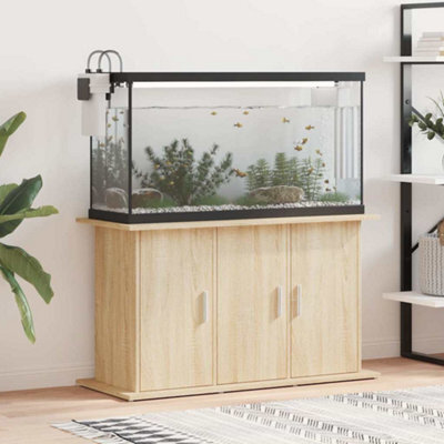 Walplus Aquarium Stand Sonoma Oak 101X41X58 Cm Engineered Wood - image 1