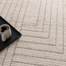The Rug Edit Oslo Os06 Maze Grey Area Rug - 160X220Cm - thumbnail 4