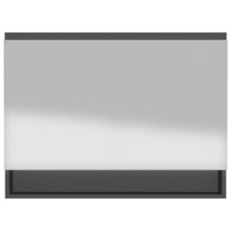 Vidaxl Bathroom Mirror Cabinet 80X15X60 Cm Mdf Anthracite - thumbnail 5