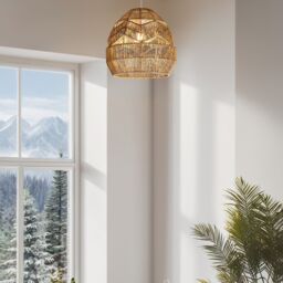 Inlight Rhea Natural Rattan Round Lamp Shade (D)30Cm - thumbnail 7