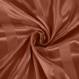 Ameha Stripe Fitted Sheet 40 Cm Deep Pocket- Hypoallergenic Easy Care Rust Bed Sheets Uk Double Bedsheet(137X190Cm) - thumbnail 6