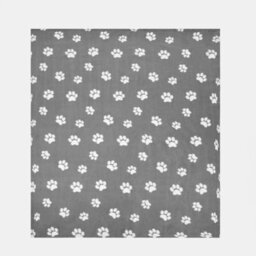 OHS Pet Dog Blanket Throw Soft Crate Paw Puppy Animal Mat, Charcoal - 120 X 150Cm - thumbnail 5
