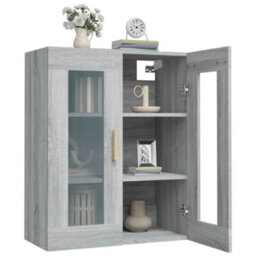 Vidaxl Hanging Wall Cabinet Grey Sonoma 69.5X34X90 Cm - thumbnail 7