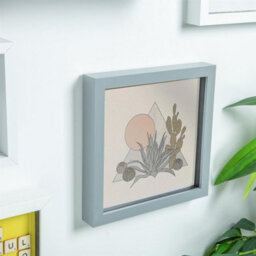 "Nicola Spring 8 X 8"" Photo Frames - Grey - 3D Photo Frame Picture Frame Box Portrait Display Case (22.5 X 22.5Cm) Set Of 2" - thumbnail 6