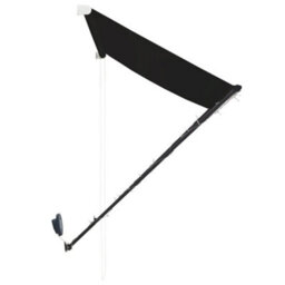Berkfield Retractable Awning With Led 350X150 Cm Anthracite - thumbnail 6