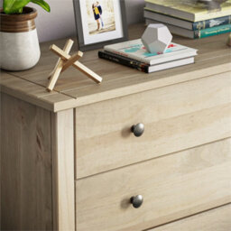 4 Drawer Chest Panama Drawer Chest Solid Pine Natural Wax Wood Bedroom Storage Furniture Unit - thumbnail 5