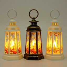 4Pcs Christmas Snow Globe Lantern, Battery Powered Christmas Indoor Decoration Gift - thumbnail 7