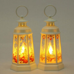 4Pcs Christmas Snow Globe Lantern, Battery Powered Christmas Indoor Decoration Gift - thumbnail 9