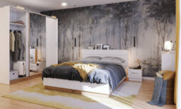 Arte Dentro 01 Sliding Door Wardrobe (H)2150mm (W)2200mm (D)630mm - Modern And Spacious Bedroom Furniture - thumbnail 7