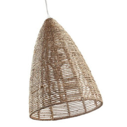 Trueshopping Wicker Rattan Basket Pendant Light - Large - thumbnail 2