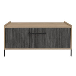 Core Products Coffee Table With Storage Door, Washed Oak, Harvard Range H39.6Cm X W84.3Cm X D87.0Cm - thumbnail 2