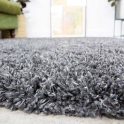 Loomed Kukoon Grey Soft Shaggy Area Rug For Living Room - 230 X 160Cm - thumbnail 5