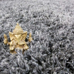 Loomed Kukoon Grey Soft Shaggy Area Rug For Living Room - 230 X 160Cm - thumbnail 6