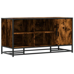 Walplus Shoe Bench Smoked Oak 100X40X53.5 Cm Engineered Wood And Metal - thumbnail 2