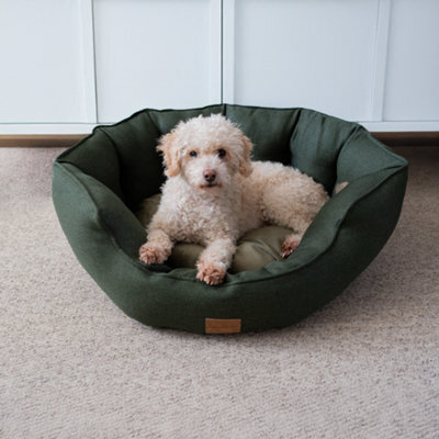 All Pond Solutions Allpetsolutions Alfie Premium Luxury Dog Bed - Forest Green - image 1