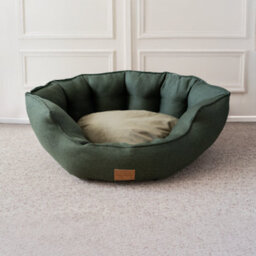 All Pond Solutions Allpetsolutions Alfie Premium Luxury Dog Bed - Forest Green - thumbnail 6