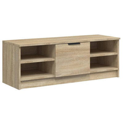 Vidaxl Tv Cabinet Sonoma Oak 102X35.5X36.5 Cm Engineered Wood - image 1