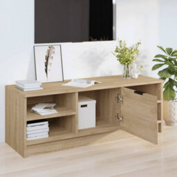 Vidaxl Tv Cabinet Sonoma Oak 102X35.5X36.5 Cm Engineered Wood - thumbnail 5