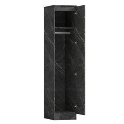 Zita Grey Marble Effect 2 Piece Wardrobe Set - 2 Door And 1 Door, Spacious Bedroom Storage Solutions - thumbnail 8